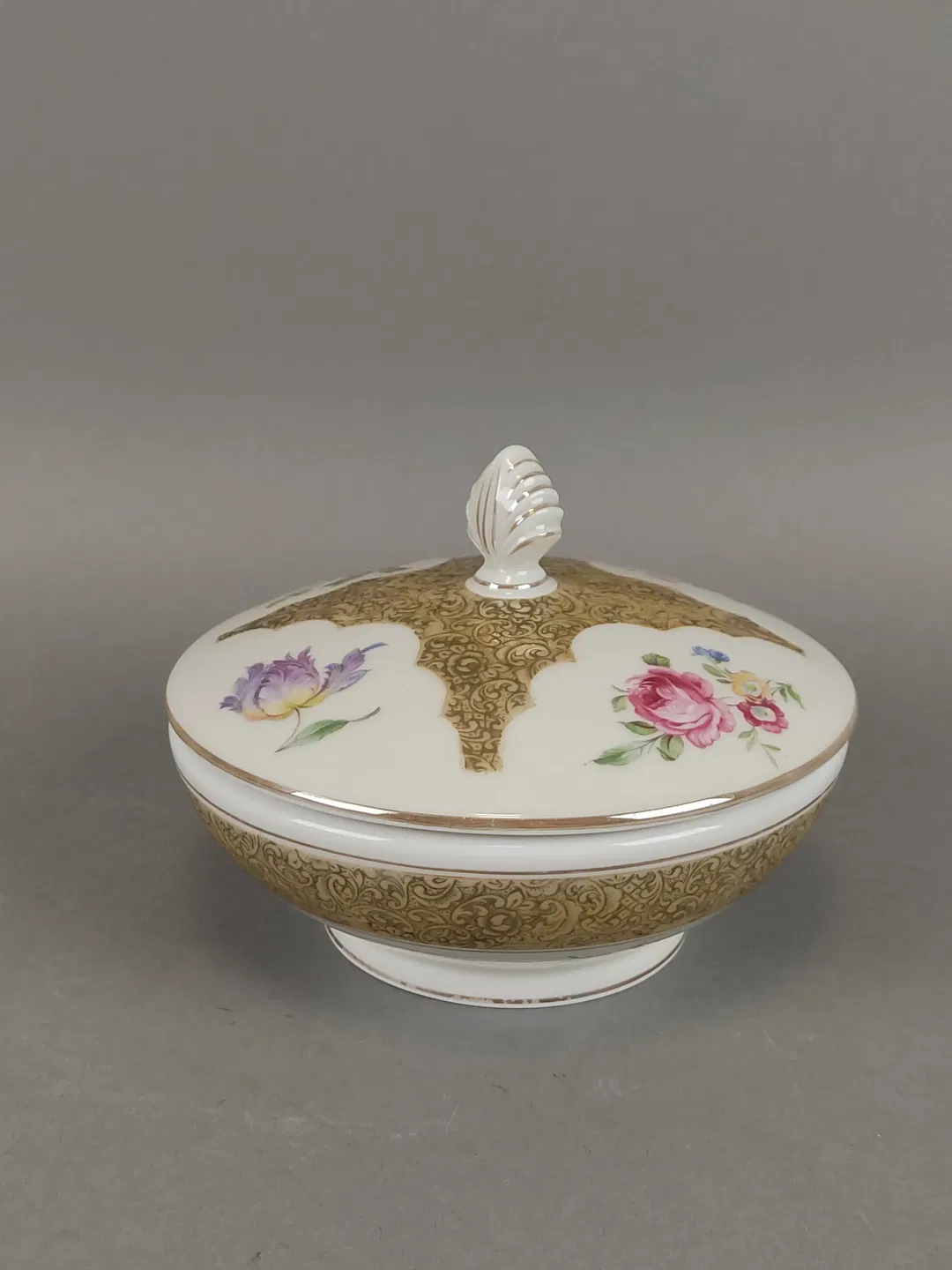 Meissen Porzellandose mit Deckel / Alka-Kunst Bavaria - Bild 3