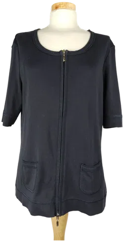 Gerry Weber Damen Weste kurzarm schwarz - L/40 - Bild 1