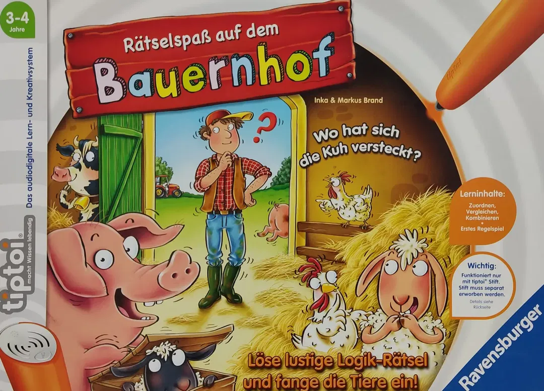 tiptoi® Rätselspaß auf dem Bauernhof - Lernspiel - Ravensburger  - Bild 1