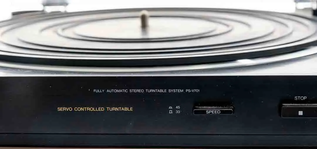 Sony PS-V701 Vintage Plattenspieler Stereo Turntable 35 × 32 cm – Bild 5