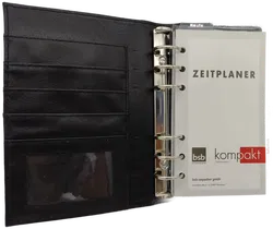 Zeitplaner 'bsb-obpacher' kompakt mit Schlaufe und Druckverschluss, braun, Größe ca. 14 x 20 cm - Bild 2