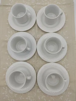 Porzellan-Kaffeeset 6-tlg | China Pearl - Bild 5