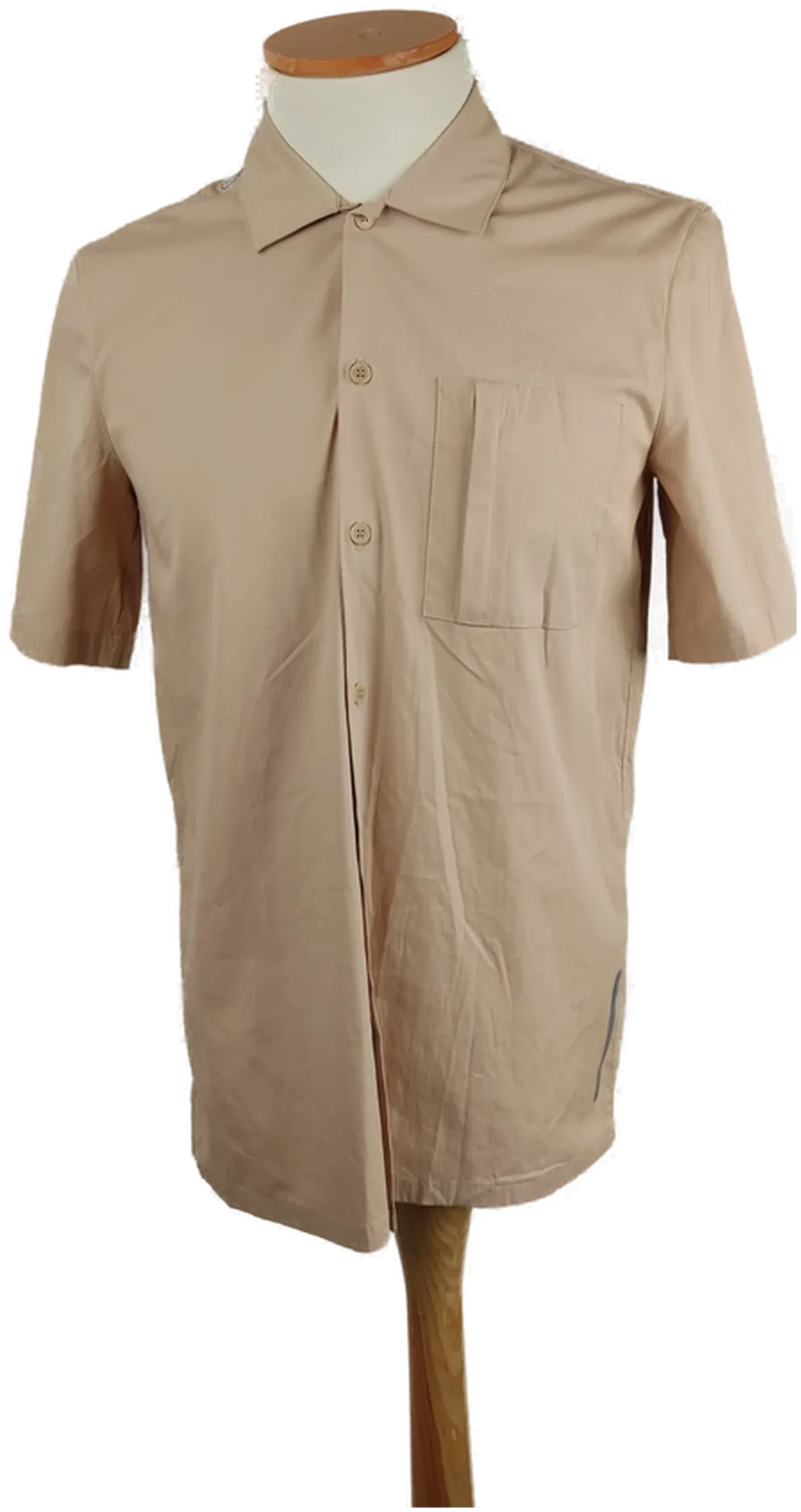 AlphaTauri Herrenhemd Beige Gr. S | Ungetragen mit Etikett - Bild 4