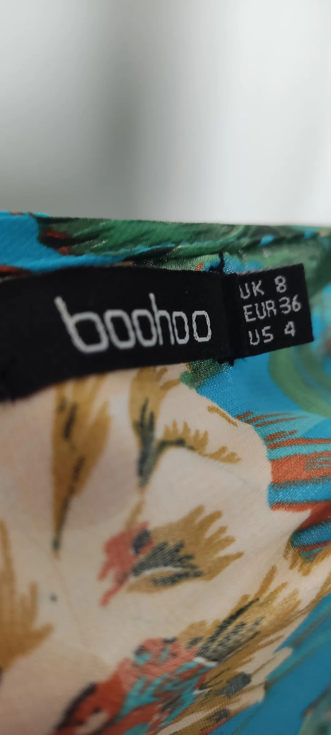 Sommer-Wickelkleid mit floralem Muster - Größe EUR 36 – Bild 8