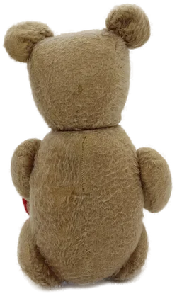 Teddybär Stofftier in braun-rot, Höhe 48cm - Bild 2