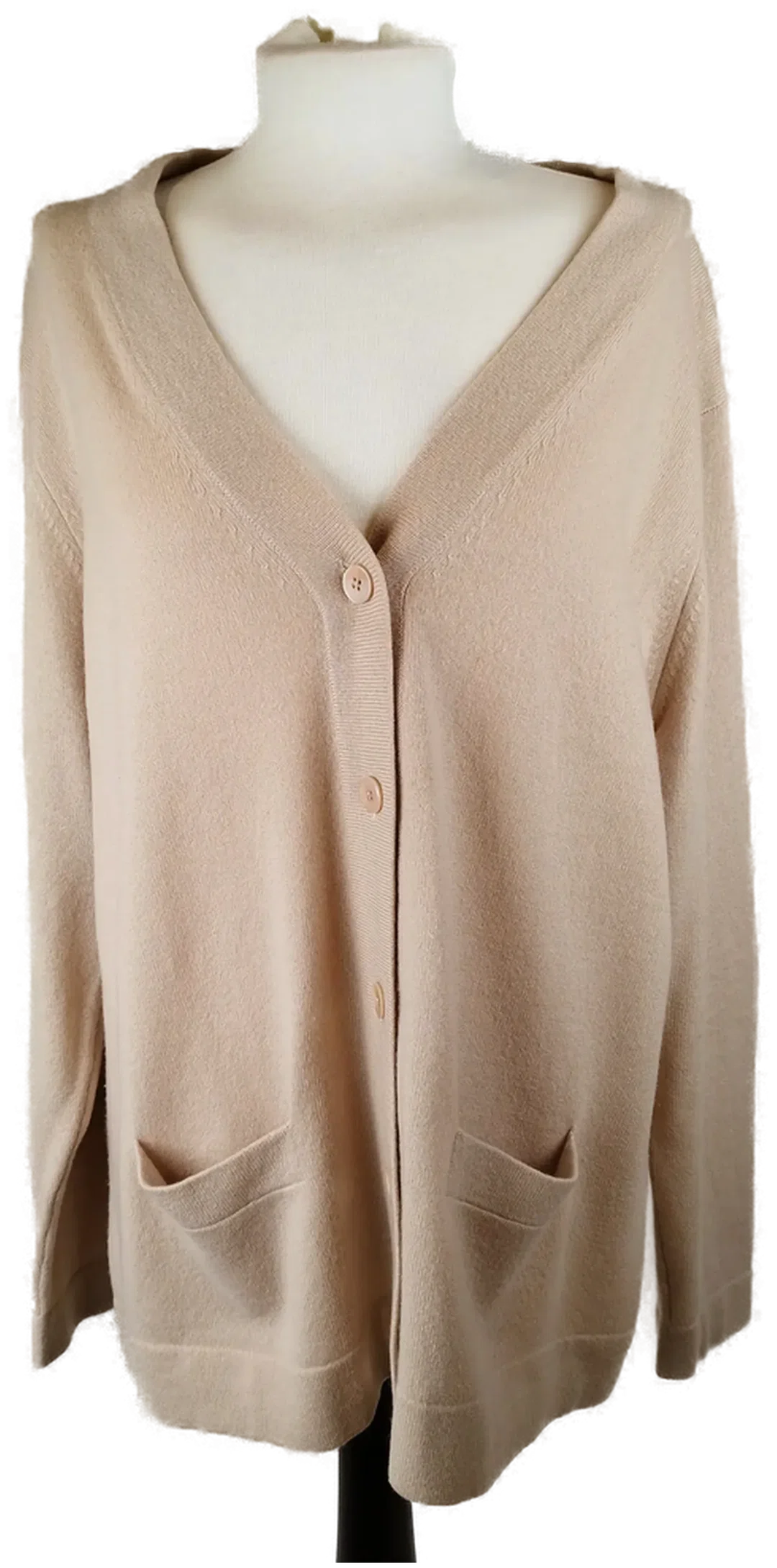 Komfortabler Strick-Cardigan - beige - Bild 4