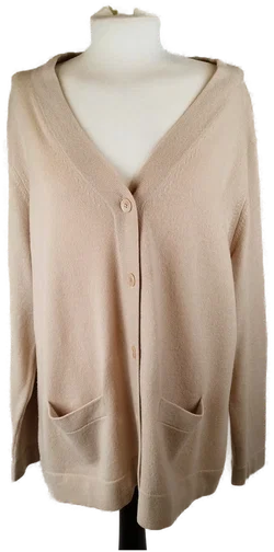Komfortabler Strick-Cardigan - beige - Bild 1