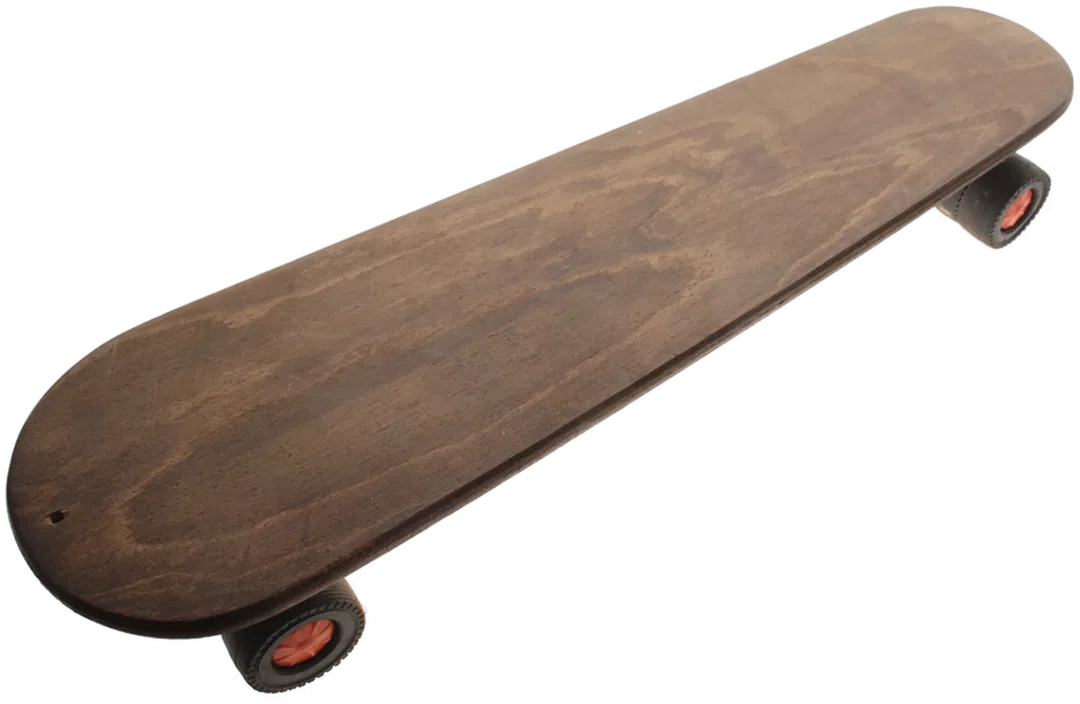 Vintage Old School Skateboard | Länge ca. 58,5 cm | Holzdeck mit Doppelrollen - Bild 3