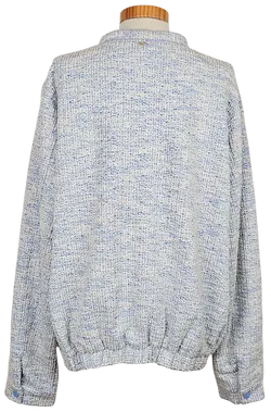 yesta Damen Jacke, blau/weiß - Gr. XXL  - Bild 4