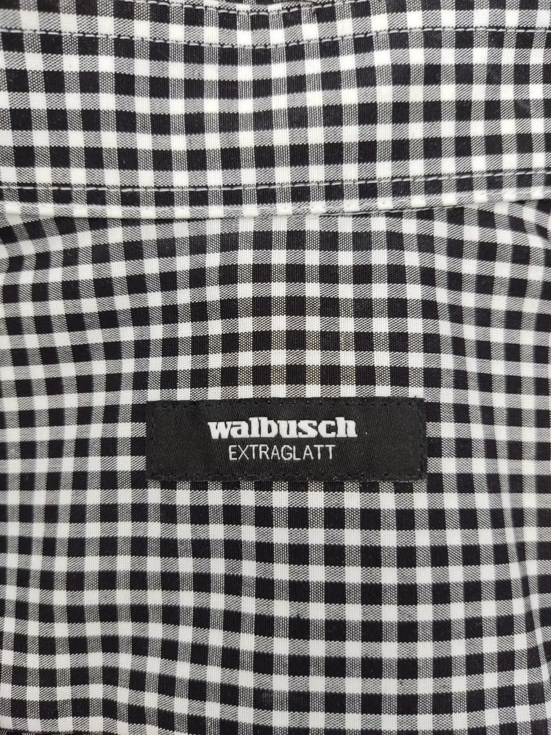 Walbusch Herren Hemd schwarz Gr.M (39) – Bild 3