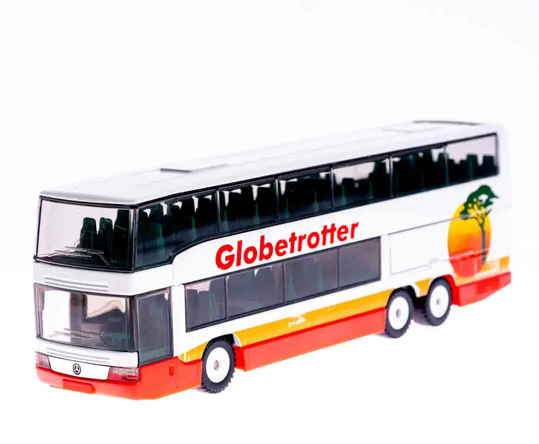 Mercedes Benz 0404 DD rot/weiß/orange Globetrotter - Bild 4