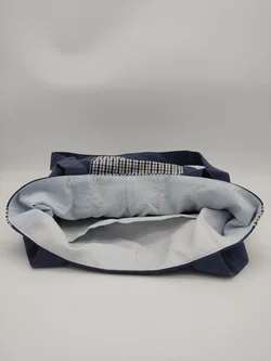 Tragtasche Stoff mehrfarbig + Henkel - Bild 3