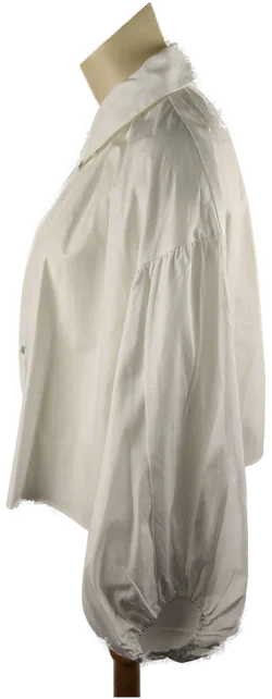 Damenbluse Zara in Weiß, Größe 40 | Zeitloser Stil – Vorschau 3
