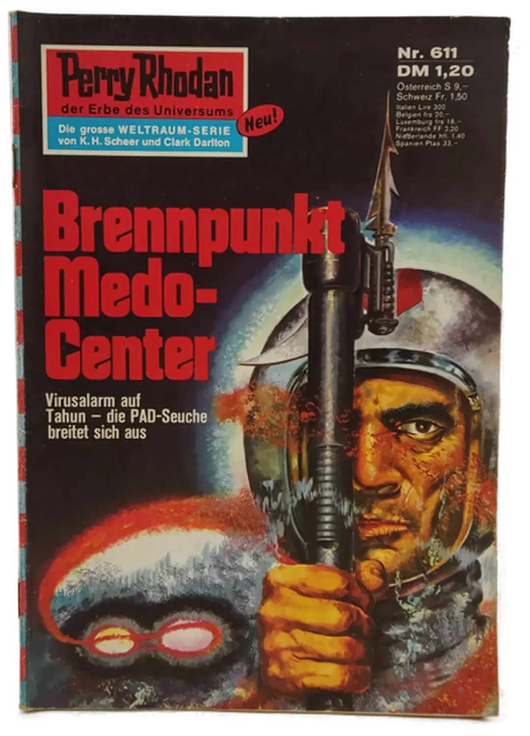 Romanheft Perry Rhodan Brennpunkt Medo-Center Erstauflage Nr.611 - Bild 2