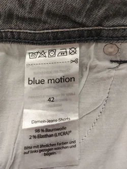 Damenshort Blue Motion Unifarben | Sommerleicht - Bild 3
