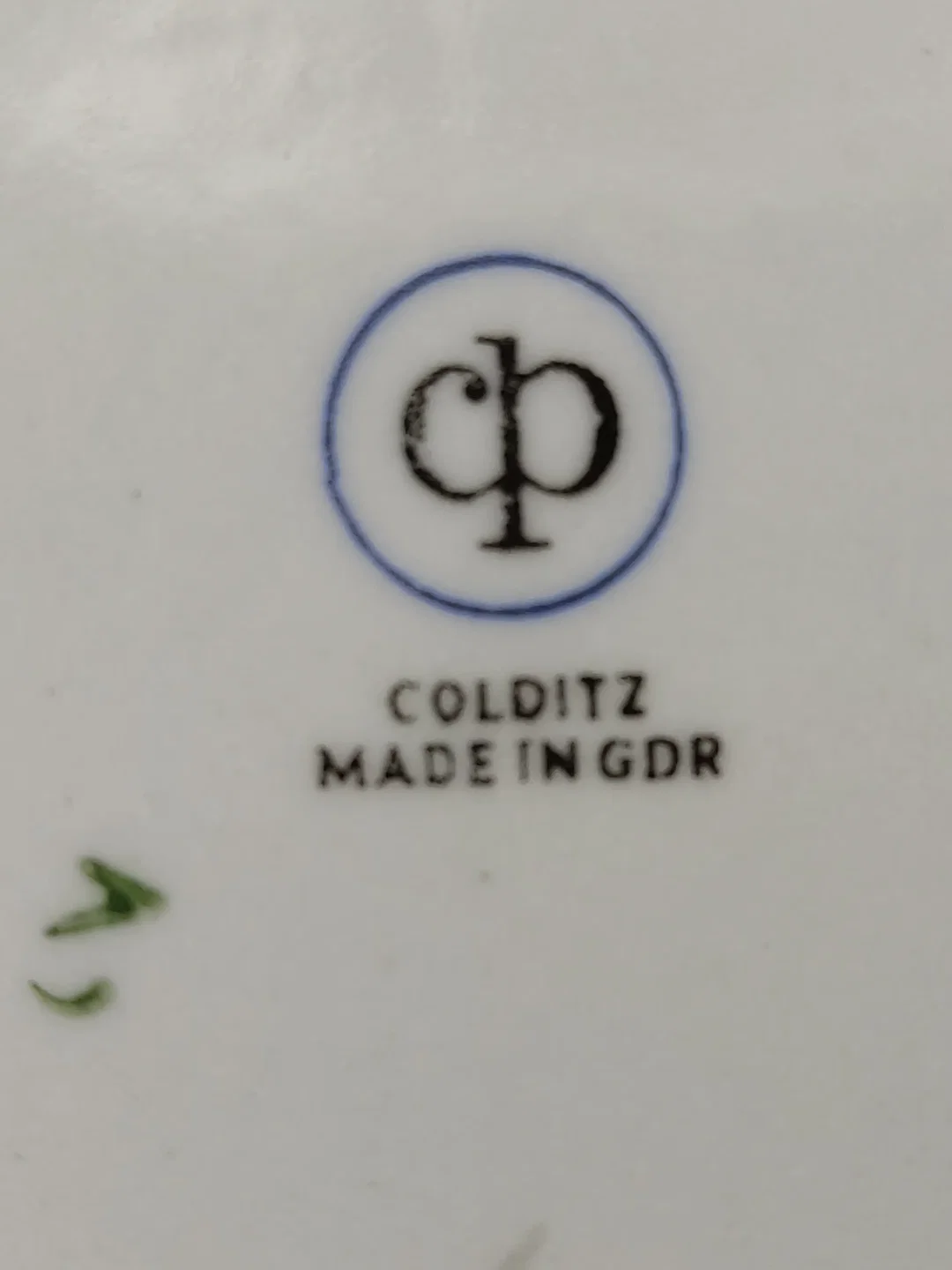 Schale Colditz Porzellan Kobalt mit Gold | DDR-Rarität – Bild 6
