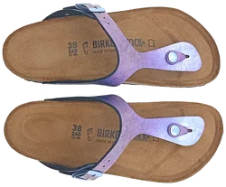 Birkenstock Damensandalen metallic violett Gr. 38 – Vorschau 4