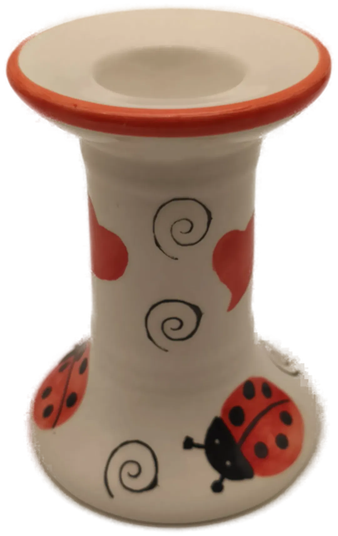 Kerzenhalter Marienkäfer, Herz, Valentinstag - Bild 1