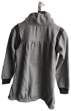 MAZINE Damen Pullover mit Reißverschluss, grau - Gr. S - Bild 2