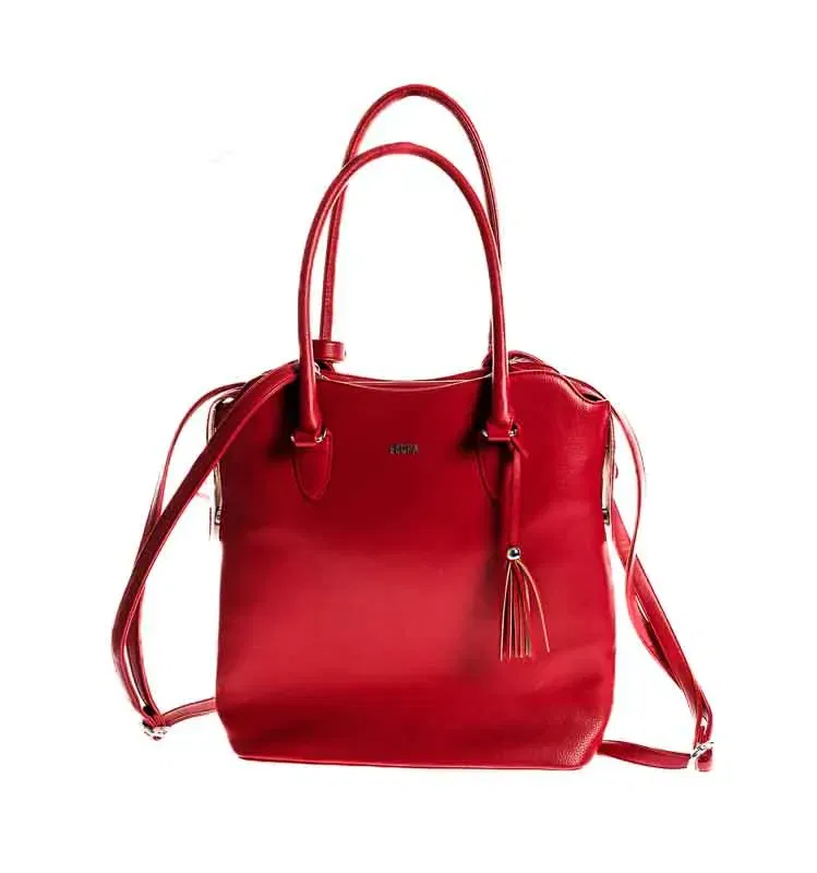 Henkeltasche Socha rot mit herausnehmbaren Laptopfach  - Bild 1