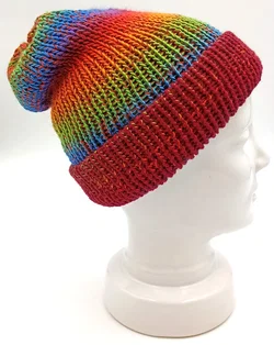 Handgestrickte Wendemütze – Vorschau 1