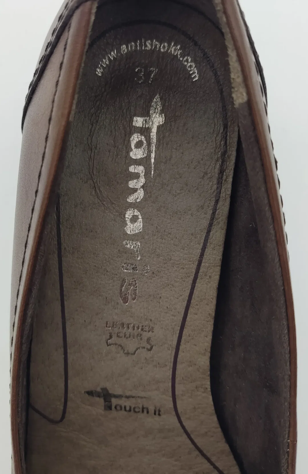 Tamaris Lederpumps, braun - Gr. 37 – Bild 5