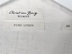 CHRISTIAN BERG Damen Leinenhemd, weiß - Gr. XXXL – Vorschau 4