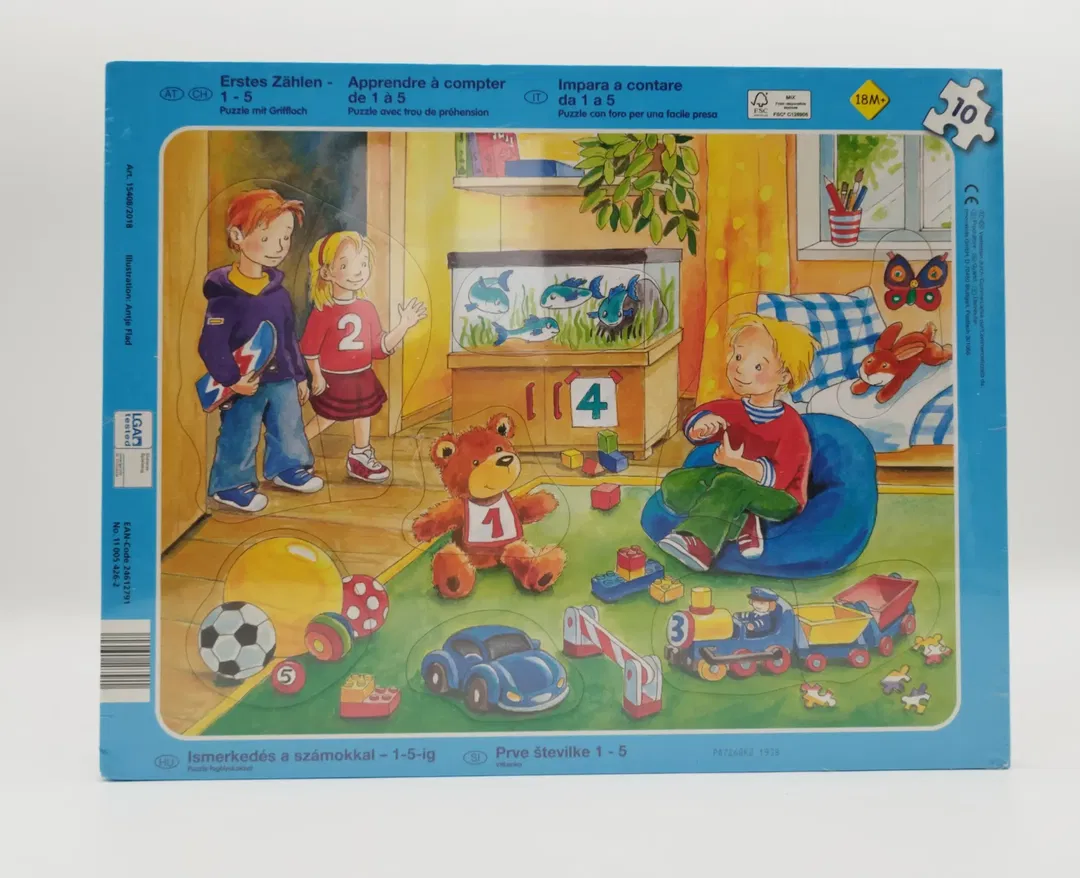 Kinderpuzzle Sonstige, Erstes Zählen, 2 Motive Je 10 Teile | Lernspaß - Bild 4