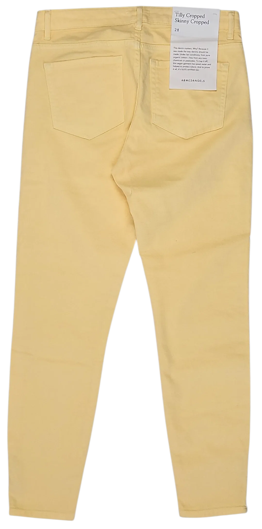 ARMEDANGELS Damen Jeans, gelb - Gr. S / 36 - W 28 – Bild 2