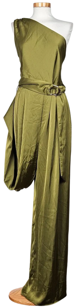 ZARA Damen Jumpsuit, grün - Gr. XL  - Bild 2