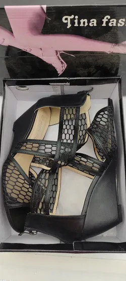 Damen Sandalen Mischfaser Gr. 39 | Sommer-Eleganz - Bild 5