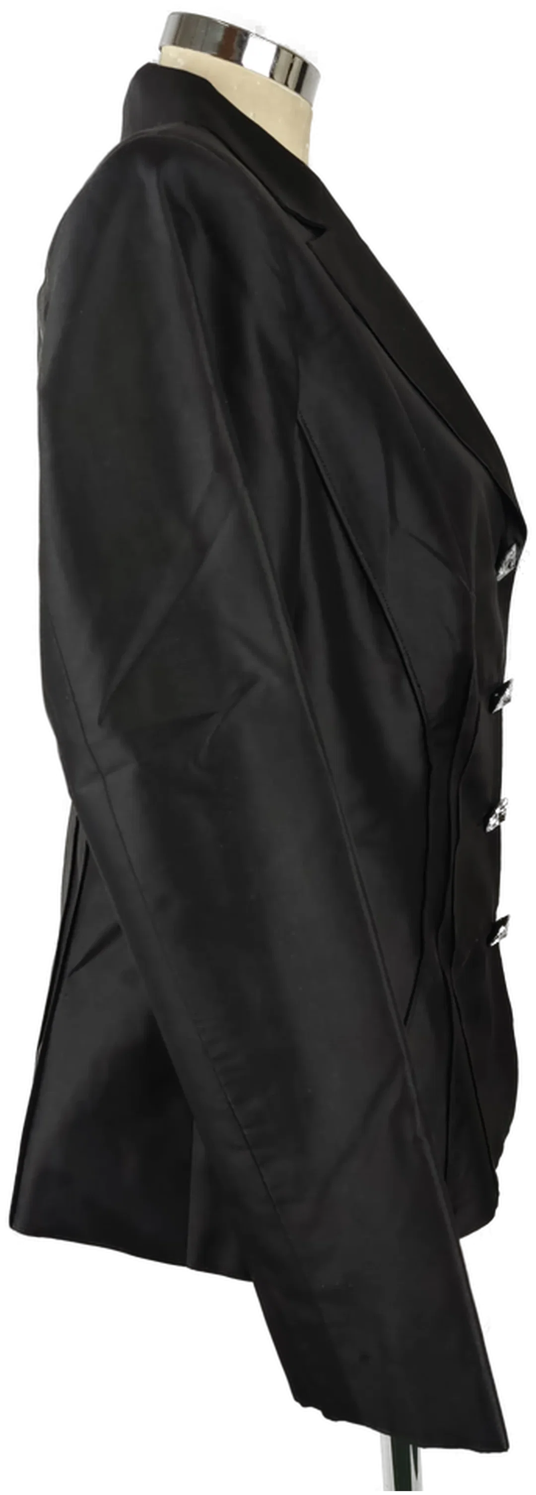 Eleganter Blazer Sarissa Silk Thailand Strass-Knöpfe | Abendlicher Glanz Größe 44 – Bild 3