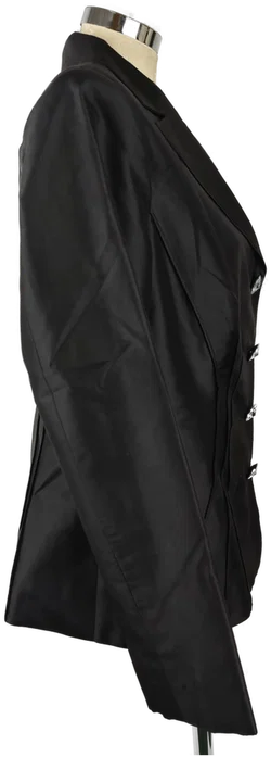 Eleganter Blazer Sarissa Silk Thailand Strass-Knöpfe | Abendlicher Glanz - Bild 3