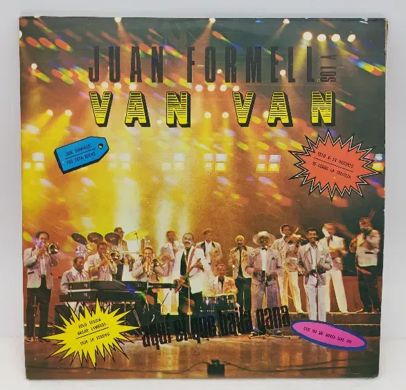 Langspielplatte - Juan Formel* & Los Van Van – Aquí El Que Baila Gana - Bild 2