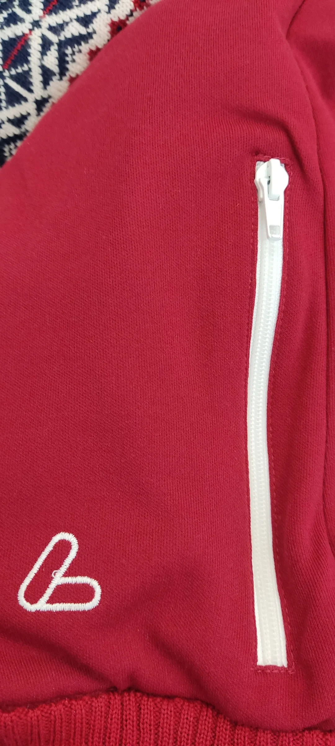 Löffler Damen Trainingsjacke rot Gr. 46 Vintage – Bild 5