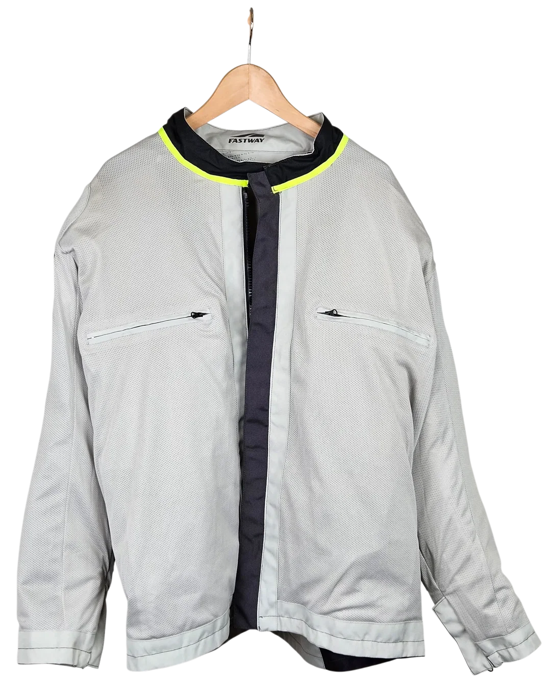 FASTWAY Herren Motorrad Jacke & Hose, schwarz/grau- Gr. 5XL – Bild 4