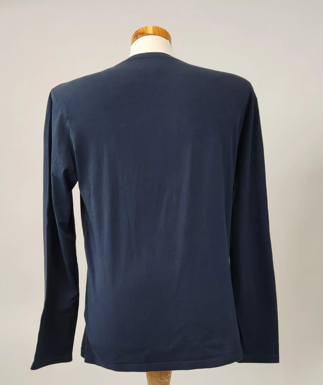 Tommy Hilfiger Herrenshirt Langarm blau - Gr. L/EUR 50 – Bild 2