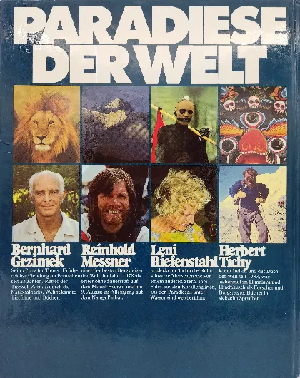 Buch "Paradiese der Welt" - Bernhard Grzimek, Reinhold Messner, Leni Riefenstahl, Herbert Tichy – Bild 2
