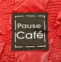 Pause Cafe Damen Mantel schwarz/rot Gr. 42 - Bild 3