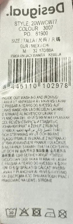 Desigual Damenbluse gemustert in Gr. M - Bild 4
