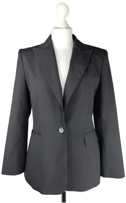 MEXX Hosenanzug Damen Mischfaser Gestreift | Zeitloser Klassiker; Blazer GR. 38; Hose GR. 36 - Bild 1