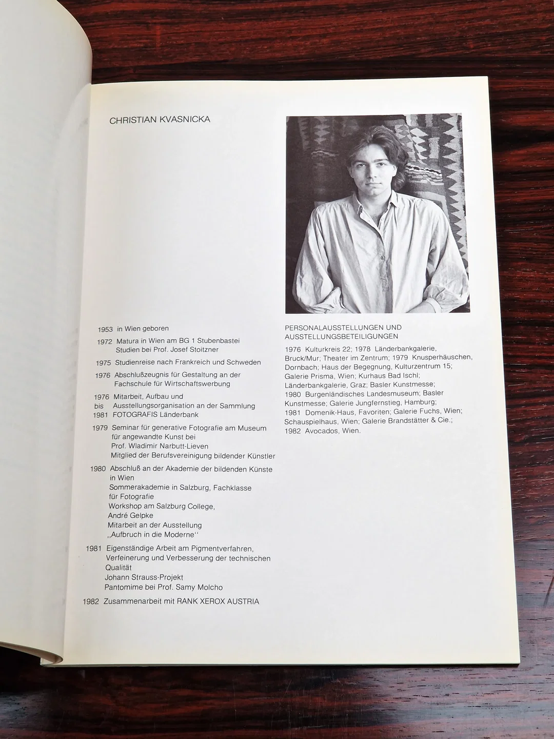 Spiegelbilder: Portraits berühmter Persönlichkeiten des 20 Jahrhundert in Reflexion auf heute - Kvasnicka Christian - Rank Xerox (Sonderausgabe 1982) – Bild 3