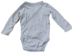 Baby Langarmbody H&M , Weiß ,Größe 62 mit Druckknöpfe - Bild 2