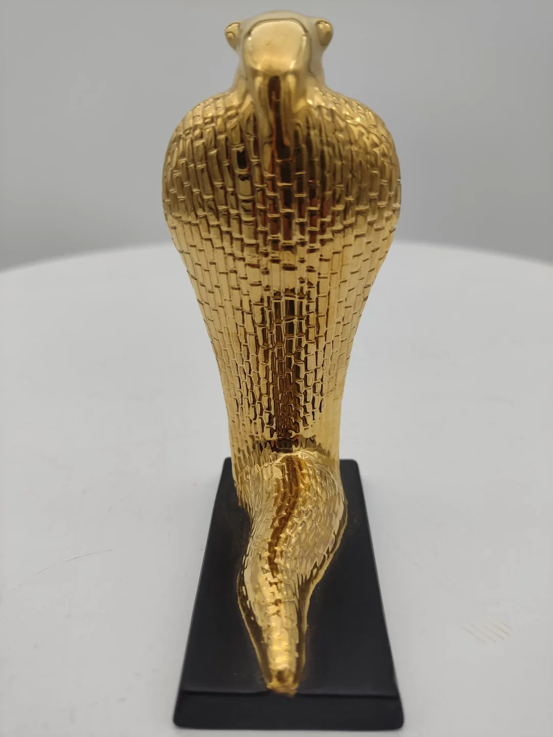 Goldene Cobra Porzellan & Zertifikat von Franklin Mint | Limitierte Rarität – Bild 6