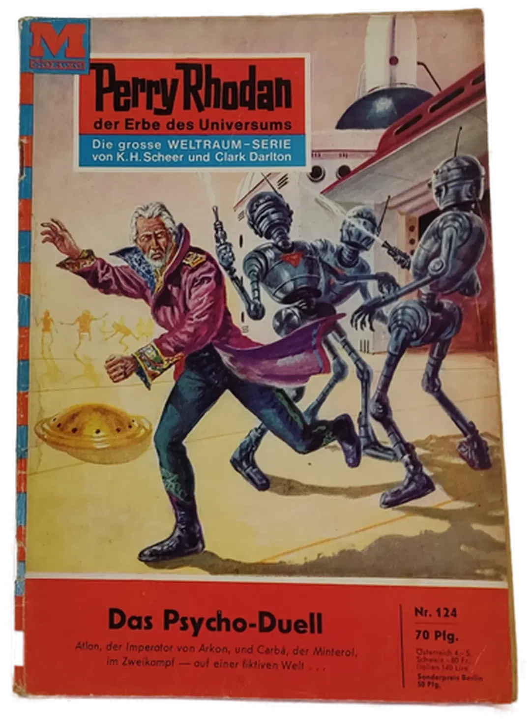  Romanheft Perry Rhodan Das Psycho-Duell Erstauflage Nr.124 - Bild 2