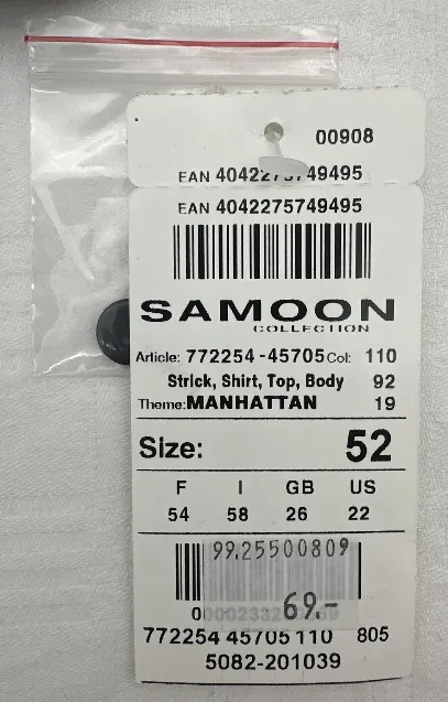 Samoon by Gerry Weber - Damenshirt - Gr. 52 – Bild 6