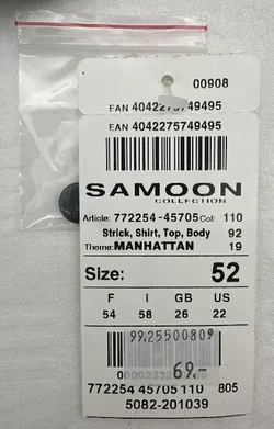 Samoon by Gerry Weber - Damenshirt - Gr. 52 - Bild 6