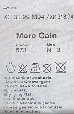 Marc Cain Vintage Strickjacke olivgrün Gr. M – Vorschau 4