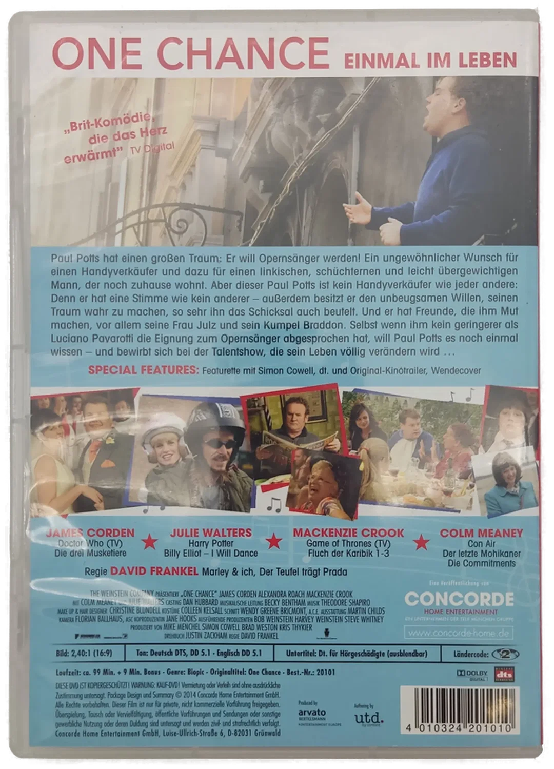 One Chance - Einmal im Leben DVD – Bild 2