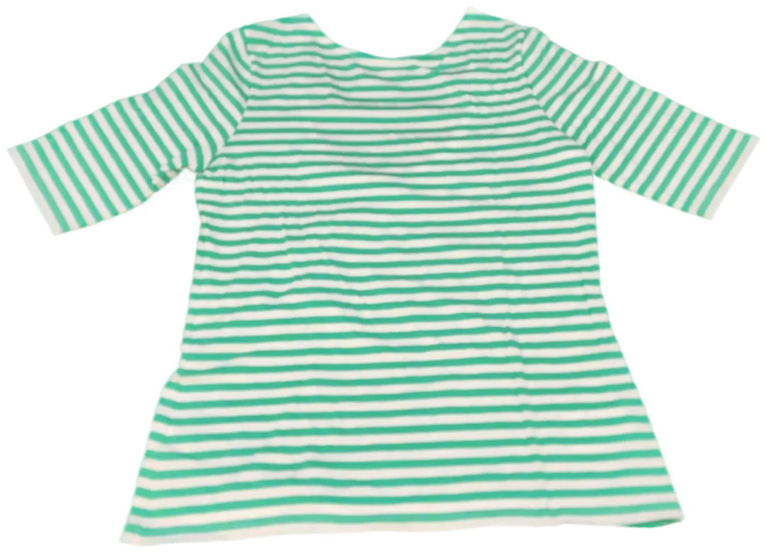 United Colors of Benetton Kindershirt türkis/weiß Gr. L/G - Bild 1